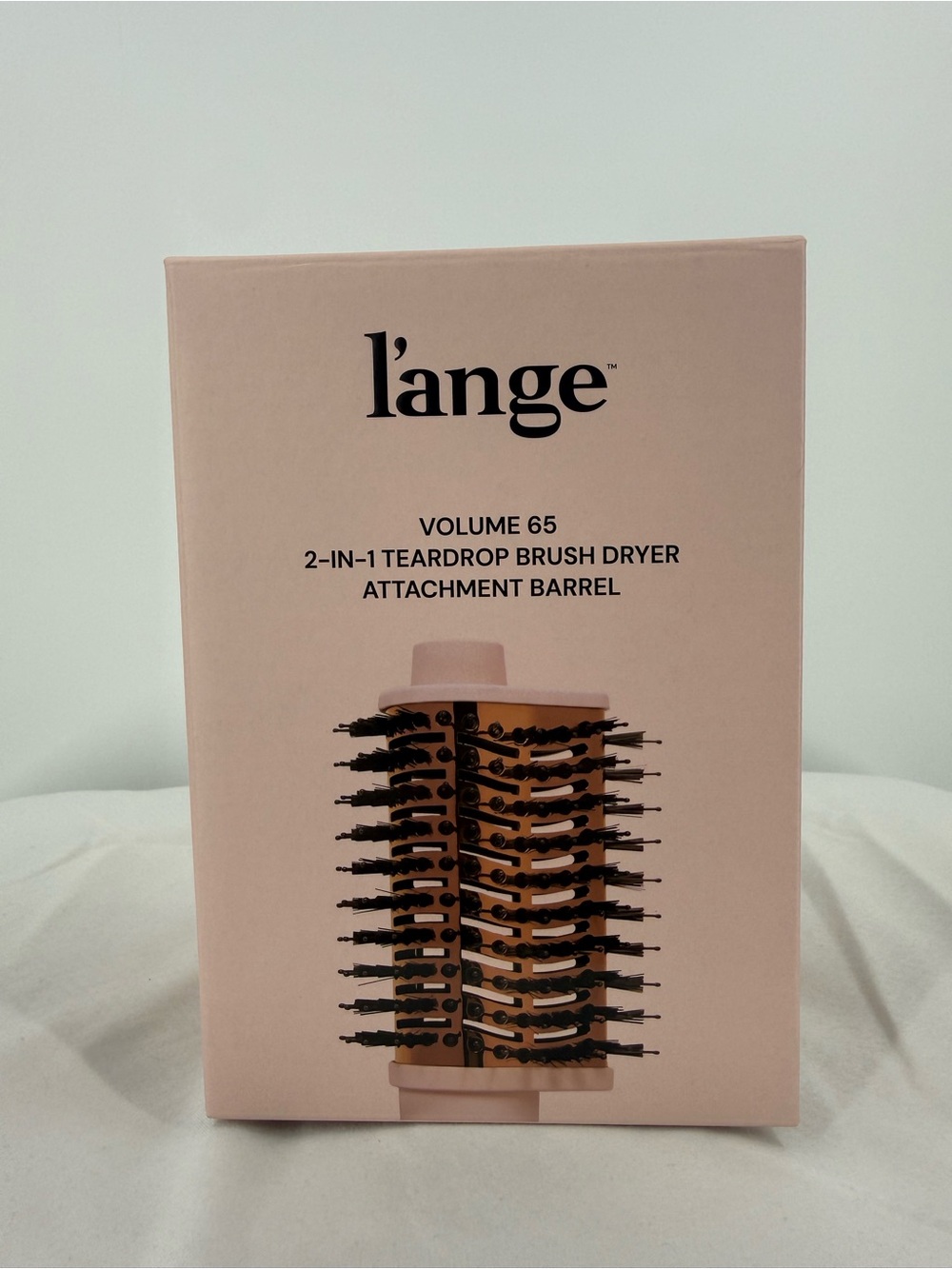 l'ange Volume 65 2-in-1 Teardrop Brush Dryer - Pink and Gold